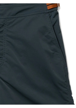 Zegna buckle-fastening swim shorts - Blue