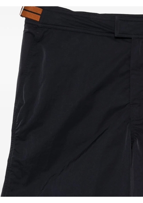 Zegna buckle-fastening swim shorts - Blue