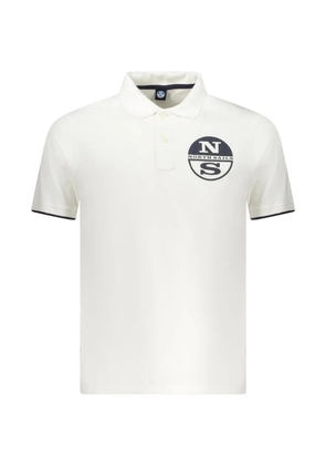 North Sails logo-print short-sleeve polo shirt - White
