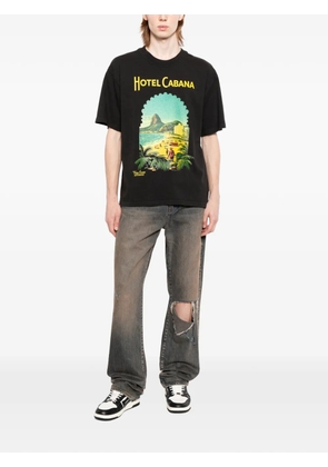 Melt graphic-print T-shirt - Black