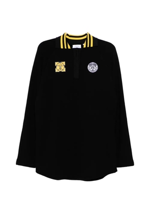 Off-White sporty polo sweat dress - Black