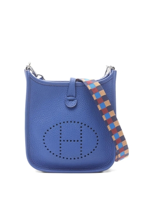 Hermès Pre-Owned 2021 Evelyn Amazon leather shoulder bag - Blue