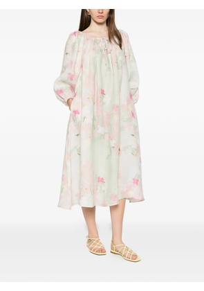 Bernadette Bonnie floral-print midi dress - Green