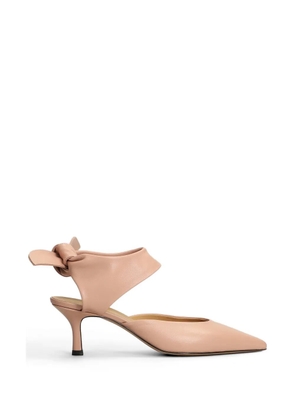 ODISSI Jodie knot-detail pointed-toe pumps - Pink