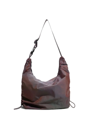 ARCS Hey ruched-detail shoulder bag - Purple