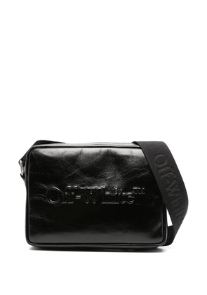 Off-White Bookish leather messenger bag - Black