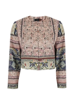 HUI MILANO Valerio printed jacket - Neutrals