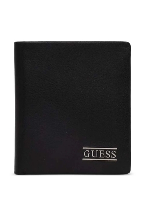 GUESS USA logo-detail wallet - Black