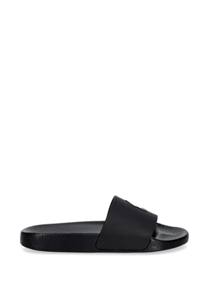 Polo Ralph Lauren logo-print slides - Black