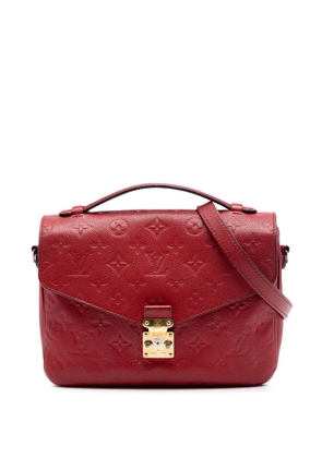 Louis Vuitton Pre-Owned 2017 Monogram Empreinte Pochette Metis satchel - Red