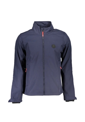 Gian Marco Venturi Vintage logo-patch zip-up jacket - Blue