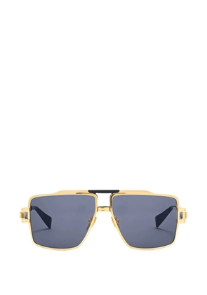 Balmain Eyewear geometric-frame sunglasses - Gold