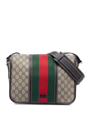 Gucci Pre-Owned 2016-2025 GG Supreme Web crossbody bag - Neutrals