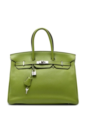 Hermès Pre-Owned 2008 Clemence Birkin Retourne 35 handbag - Green