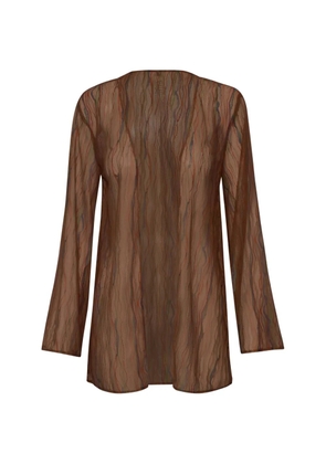 Baobab Gola sheer shirt - Brown
