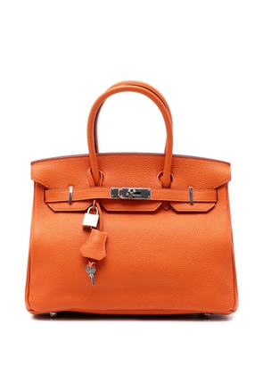 Hermès Pre-Owned 2014 Clemence Birkin Retourne 30 handbag - Orange