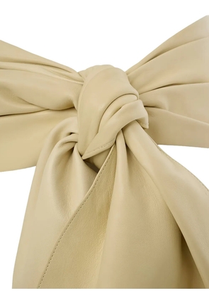 Chloé knot-detail leather belt - Neutrals