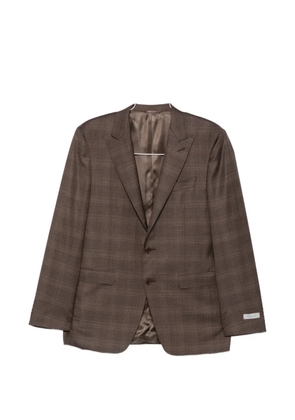 Canali checked suit - Brown