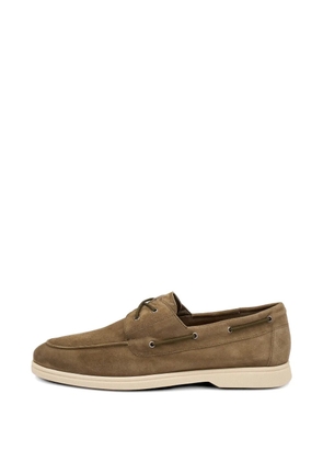FRAU almond-toe boat shoes - Green