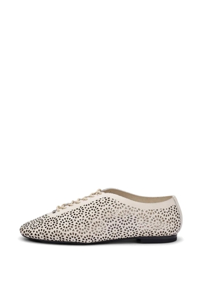 FRAU laser-cut lace-up shoes - Neutrals