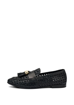 FRAU woven tassel loafers - Black