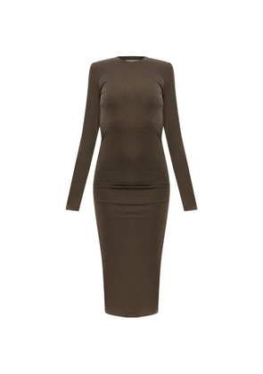 FEAR OF GOD ESSENTIALS Essentials long-sleeve dress - Brown
