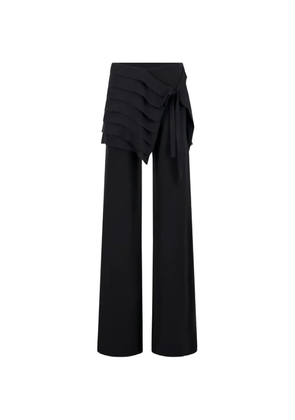VAILLANT STUDIO Backstage fit-and-flare trousers - Black