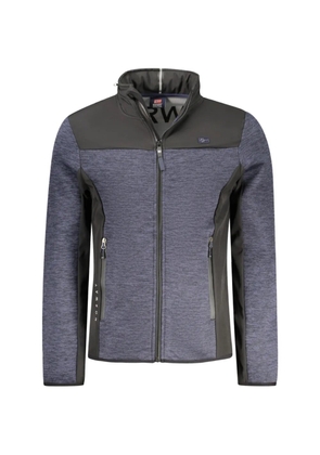 Norwegian Rain panelled zip-up sport jacket - Blue