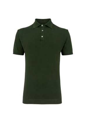 FRANZESE COLLECTION Gossip ribbed-trim polo shirt - Green