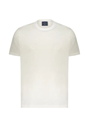 Paul & Shark logo-embroidered short-sleeve T-shirt - Neutrals