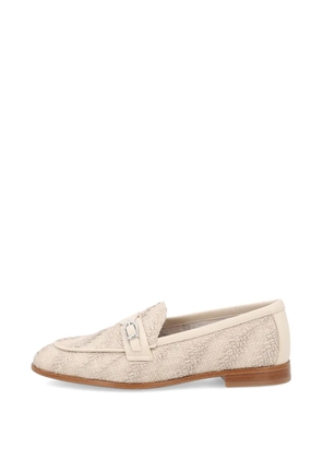 FRAU herringbone-effect loafers - Neutrals