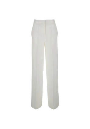 Semicouture pressed-crease straight-leg trousers - White