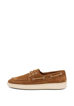 FRAU suede boat shoes - Brown