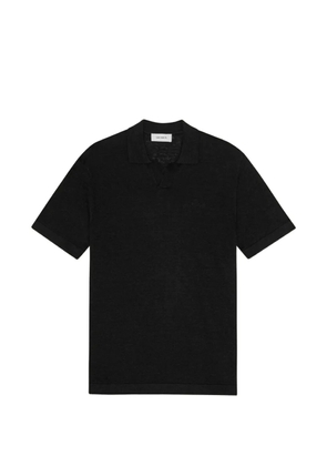 Les Deux Emmanuel knitted polo shirt - Black