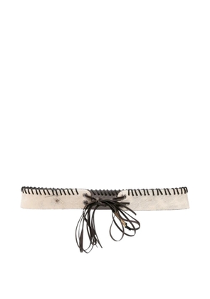 Vivienne Westwood leather belt - White