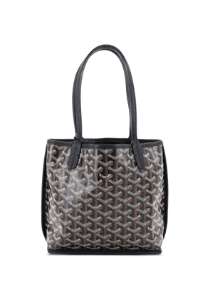 Goyard Pre-Owned Anjou Reversible Tote Coated Canvas Mini satchel - Black