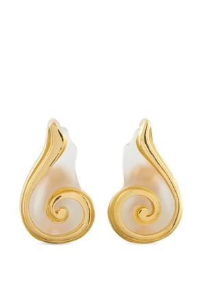 Lalaounis Ilias crystal earrings - Gold