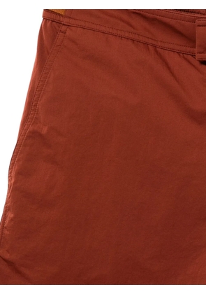 Zegna buckle-fastening swim shorts - Brown
