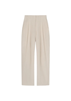 Nanushka Hettie pleated barrel-leg trousers - Neutrals