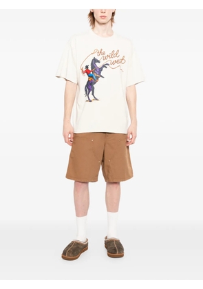 Melt graphic T-shirt - Neutrals