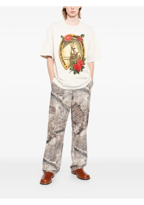 Melt graphic T-shirt - Neutrals