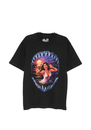 Melt graphic T-shirt - Black
