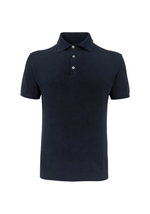 FRANZESE COLLECTION Gossip ribbed-trim polo shirt - Blue