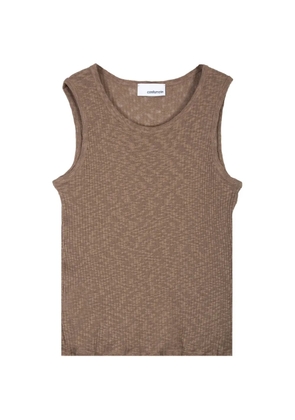 Costumein Toby ribbed-knit tank top - Brown