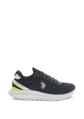 U.S. POLO ASSN. logo-patch lace-up sneakers - Blue