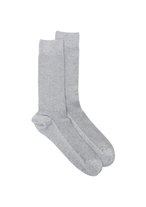 Zegna ribbed-knit socks - Grey