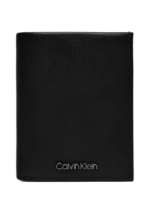 Calvin Klein logo-lettering bi-fold wallet - Black