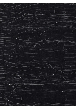 Faliero Sarti metallic-thread scarf - Black