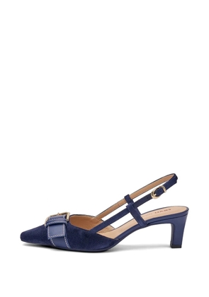 FRAU buckle-detail suede slingbacks - Blue