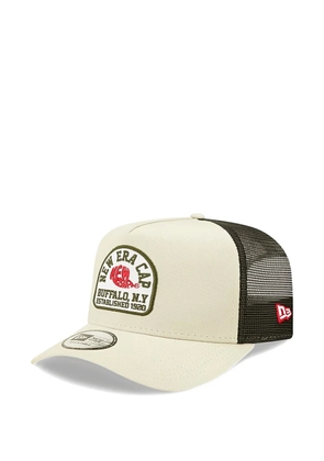 NEW ERA CAP logo-patch mesh-panel cap - Neutrals